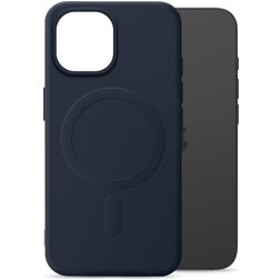 My Style Protective Flex Coque iPhone 13 MagSafe Coque arrière en TPU Souple - Bleu Marin