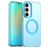 Mobigear Shockproof Coque Samsung Galaxy S25 FE MagSafe Coque arrière Rigide - Bleu