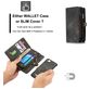 Caseme 008 Housse iPhone SE (2020) Etui avec Coque Détachable Porte-Monnaie - Noir