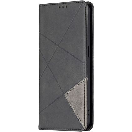 Mobigear Rhombus Slim Housse OPPO Reno 6 5G Etui - Noir