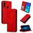 Mobigear Retro Slim Huawei P Smart Plus (2019) Étui - Rouge