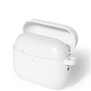 Mobigear Colors Coque Apple AirPods Pro 3 en Silicone Souple - Blanc