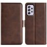 Mobigear Slim Magnet Housse Samsung Galaxy A73 Etui Porte-Monnaie - Marron