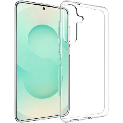 Mobigear Basics Coque Transparente Samsung Galaxy S25 FE Coque arrière en TPU Souple - Transparent