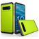 Mobigear Card Coque Samsung Galaxy S10 Coque arrière Rigide Anti-Chocs avec Porte-Cartes - Vert