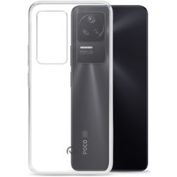 Mobilize Gelly Coque Transparente POCO F4 Coque arrière en TPU Souple - Transparent