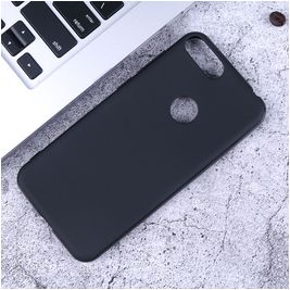 Mobigear Colors Coque Alcatel 1S (2019) Coque arrière en TPU Souple - Noir