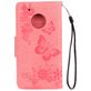 Mobigear Butterfly Housse Motorola Moto G5 Plus Etui Porte-Monnaie - Rose