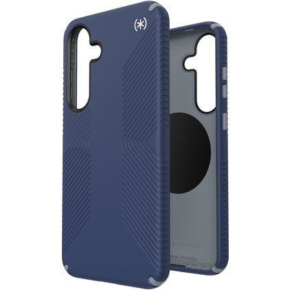 Speck Presidio2 Grip Magnet Coque Samsung Galaxy S25 Plus MagSafe Coque arrière Rigide Anti-Chocs - Coastal Blue