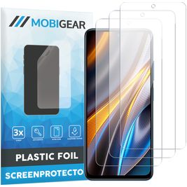 Mobigear POCO X4 GT Protection d'écran Film - Compatible Coque (Lot de 3)