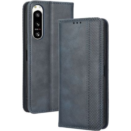 Mobigear Sensation Housse Sony Xperia 5 IV Etui Porte-Monnaie - Bleu