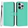 Mobigear Urban Wallet Housse iPhone 16 Pro Etui Porte-Monnaie - Vert