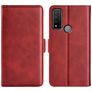 Mobigear Slim Magnet Housse TCL 20 R 5G Etui Porte-Monnaie - Rouge