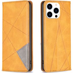 Mobigear Rhombus Slim Housse iPhone 16 Pro Max Etui - Cognac