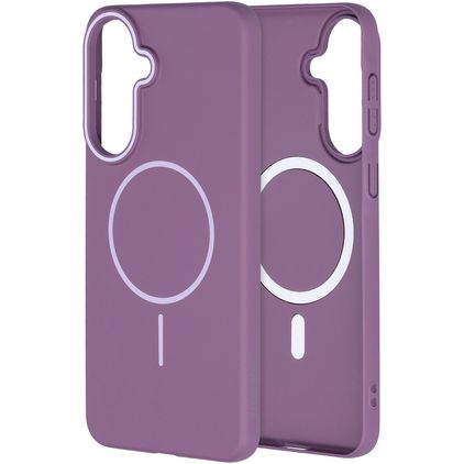 Mobiparts Slim Line Coque Samsung Galaxy A37 MagSafe Coque arrière Rigide - Imperial Purple
