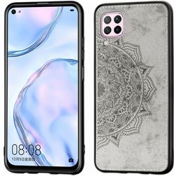 Mobigear Mandala Huawei P40 Lite Plastique rigide Coque arrière - Gris