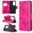 Mobigear Butterfly Housse Huawei P40 Pro Etui Porte-Monnaie - Magenta
