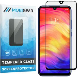 Mobigear Premium Xiaomi Redmi Note 7 Verre trempé Protection d'écran - Compatible Coque - Noir