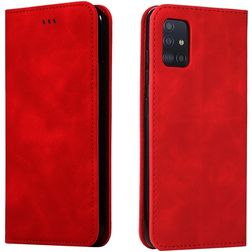 Mobigear Retro Slim Housse Samsung Galaxy A51 Etui - Rouge