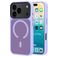 Mobiparts Hardcover iPhone 17 Pro MagSafe Plastique rigide Coque arrière - Satin Lila