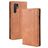 Mobigear Sensation Housse Huawei P30 Pro Etui Porte-Monnaie - Cognac
