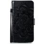 Mobigear Mandala Housse Motorola Moto E6s (2020) Etui Porte-Monnaie - Noir
