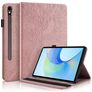 Mobigear Tree Coque Samsung Galaxy Tab S10 FE Plus Etui + Porte-crayon - Rose doré