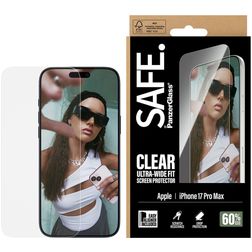 SAFE by PanzerGlass Ultra-Wide-Fit iPhone 17 Pro Max Verre trempé Protection d'écran - Compatible coque + Cadre de pose