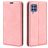 Mobigear Retro Slim Housse Samsung Galaxy M22 Etui Porte-Monnaie - Rose