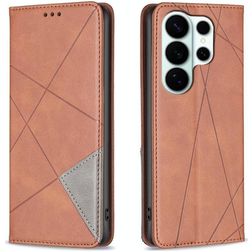 Mobigear Rhombus Slim Samsung Galaxy S26 Ultra Étui - Marron