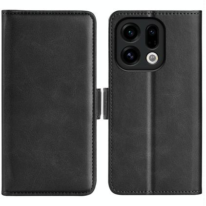 Mobigear Slim Magnet Housse OPPO Find X9 Etui Porte-Monnaie - Noir