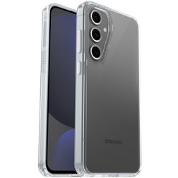 Otterbox Symmetry Coque Transparente Samsung Galaxy S24 FE Coque arrière Rigide Anti-Chocs - Transparent