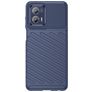 Mobigear Groove Coque Motorola Moto G73 5G Coque arrière en TPU Souple - Bleu