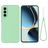 Mobigear Rubber Touch Coque Samsung Galaxy A57 Coque arrière en Silicone - Vert
