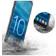 Mobigear Card Coque Samsung Galaxy S10 Plus Coque arrière Rigide Anti-Chocs avec Porte-Cartes - Argent