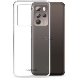 Mobilize Gelly Coque Transparente HTC U23 Pro Coque arrière en TPU Souple - Transparent
