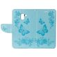 Mobigear Butterfly Housse Samsung Galaxy A8 (2018) Etui Porte-Monnaie - Bleu