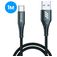 Mobigear Nylon - Câble USB-A vers USB-C 1 mètre - Noir