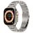 Mobigear Amsterdam Bracelet Acier Apple Watch Fermeture boucle déployante - 49/46/45/44 mm - Titane