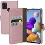 Mobiparts Saffiano Wallet Samsung Galaxy A21s Étui Portefeuille - Rose