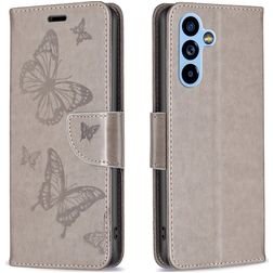 Mobigear Butterfly Samsung Galaxy A54 Étui Portefeuille - Gris