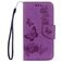 Mobigear Butterfly Housse Samsung Galaxy S8 Etui Porte-Monnaie - Violet