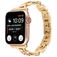 Mobigear Paris Bracelet Acier Apple Watch Fermeture boucle déployante - 49/46/45/44 mm - Or