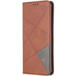 Mobigear Rhombus Slim Housse Huawei P40 Pro Etui - Marron
