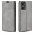 Mobigear Retro Slim Motorola Moto G85 Étui Portefeuille - Gris