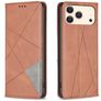 Mobigear Rhombus Slim Housse iPhone 18 Pro Max Etui - Marron