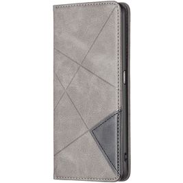 Mobigear Rhombus Slim Housse OPPO A76 Etui - Gris
