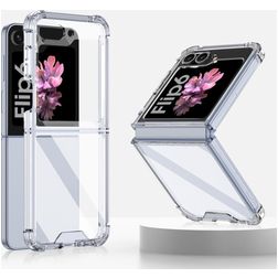Mobigear Crystal Coque Transparente Samsung Galaxy Z Flip 7 FE Coque arrière Rigide - Transparent