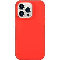 Mobigear Colors Coque iPhone 14 Pro Max Coque arrière en TPU Souple - Rouge