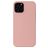 Mobigear Rubber Touch Coque iPhone 13 Coque arrière en Silicone - Sakura Pink